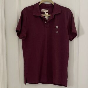 Aeropostale Men's Burgundy Polo Shirt